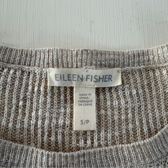Eileen Fisher Cream Knit Top - Picture 7 of 8